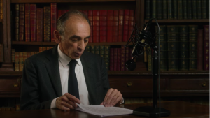 Éric Zemmour dans sa vidéo de candidature à la présidentielle de 2022. Crédit : chaine YouTube d’Éric Zemmour