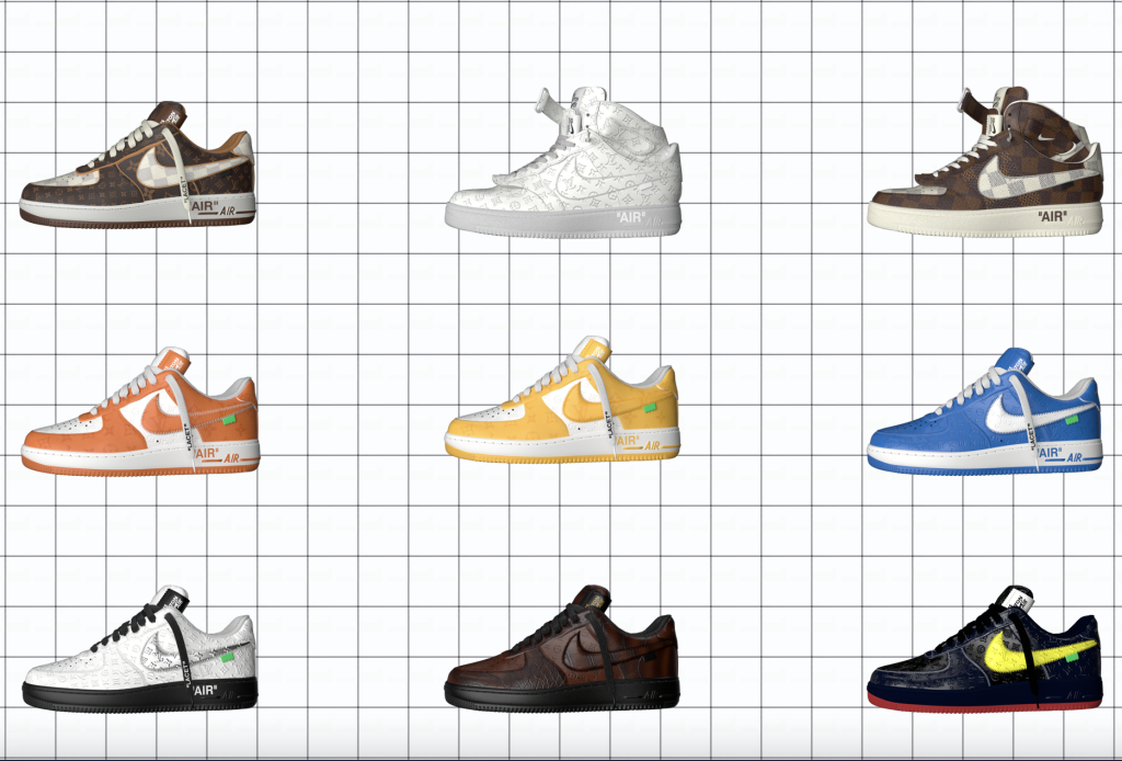 Virgil Abloh revisite la Nike Air Force 1 pour Louis Vuitton - Le Site de  la Sneaker