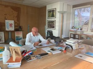 Alain Rousset, Président de la région Nouvelle-Aquitaine, dans son bureau, au moment de l'interview - Aurélie Augé/ Région Nouvelle-Aquitaine