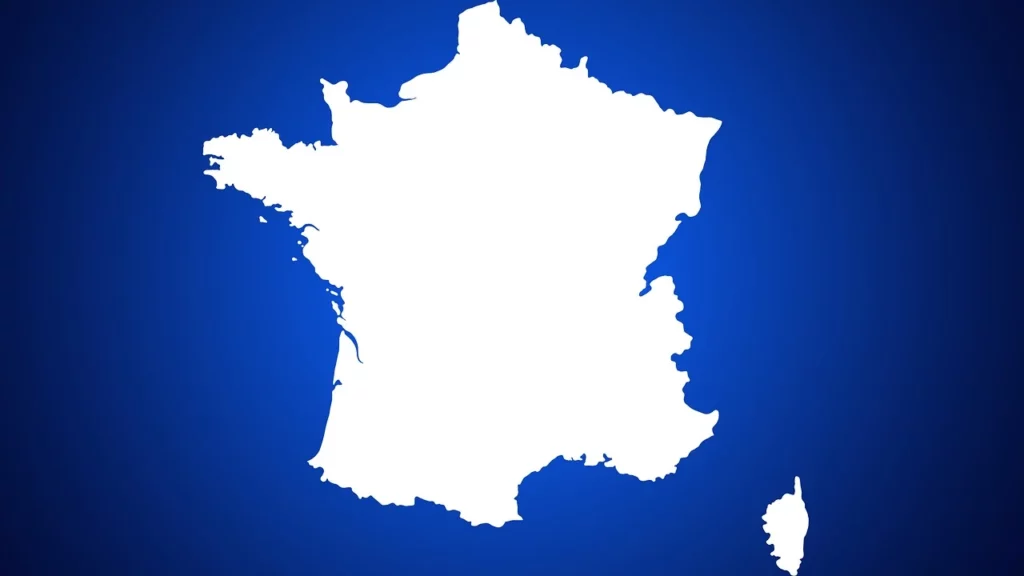 Carte de France, Crédits: Pixabay