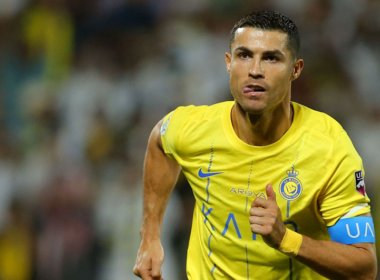 Cristiano Ronaldo après avoir qualifié son équipe en final de la Ligue arabe des champions. (source : Photo/rtbf.be)