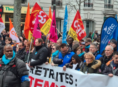 Journée de mobilisation contre la réforme des retraites, Paris, 11 mars 2023. Photo : Adrien Pourageaud