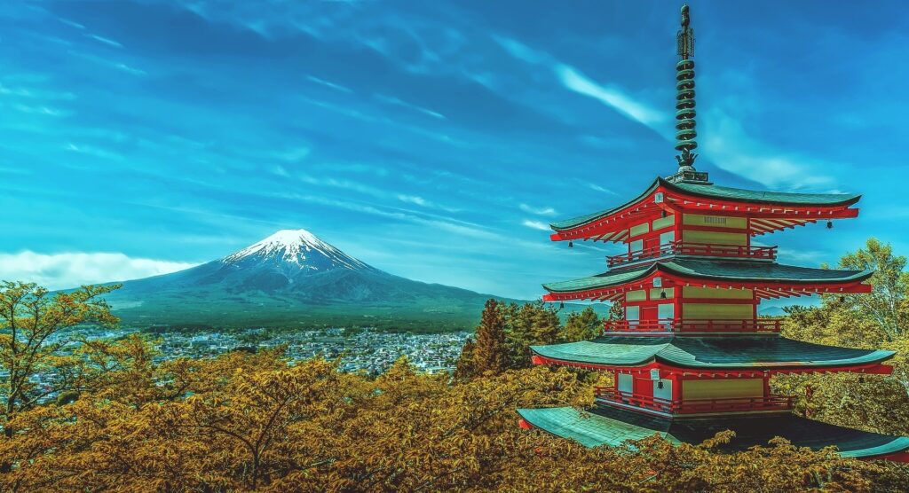 Photo of Mount Fuji in Japan