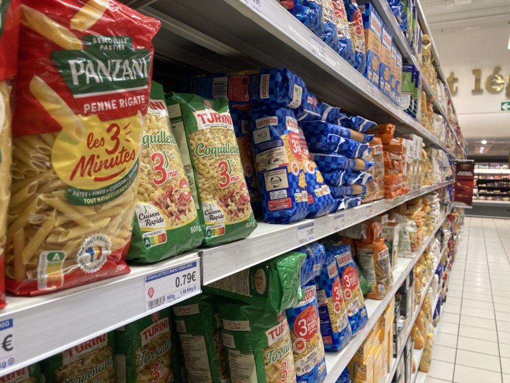 Rayon d'un supermarché.