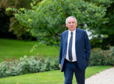 François Bayrou lors d'une réunion avec Emmanuel Macron à l'Elysée en août 2024.  Photographer: Benjamin Girette/Bloomberg via Getty Images