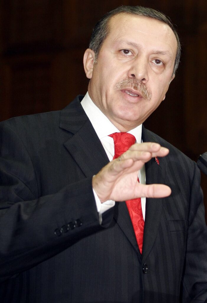 Tayyip Erdogan, co-founder of the AKP Party in Turkey Photo source: https://pixabay.com/fr/photos/recep-tayyip-erdogan-rencontre-2402266/