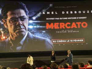 Jamel Debbouze et Tristan Séguela présent à l'avant-première de Mercato, au cinéma Pathé Bellecour à Lyon ©LauraPierrez