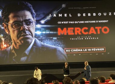 Jamel Debbouze et Tristan Séguela présent à l'avant-première de Mercato, au cinéma Pathé Bellecour à Lyon ©LauraPierrez