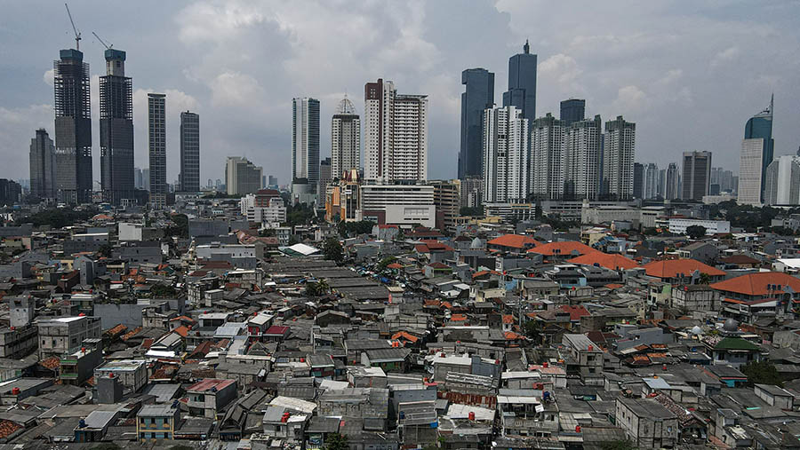 Indonesia Jakarta : Photo of the rural density of Jakarta