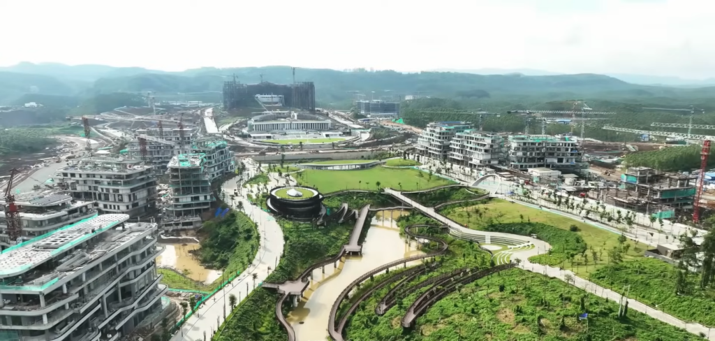 Nusantara (IKN) : Panorama of the Nusantara Construction Site