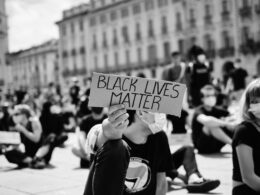 Manifestation en faveur du mouvement Black Lives Matter / wokisme