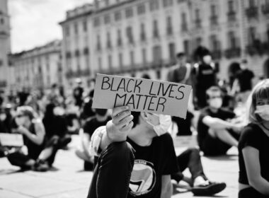 Manifestation en faveur du mouvement Black Lives Matter / wokisme