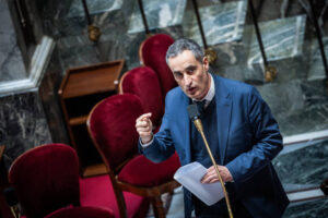 Nicolas Thierry, lors des débats sur la loi visant à protéger les citoyens des PFAS. © Assemblée Nationale